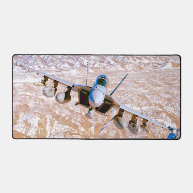F/A-18G SUPER HORNET GROWLER DESK MAT (Front)