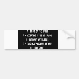 F.A.I.T.H. Bumper Sticker