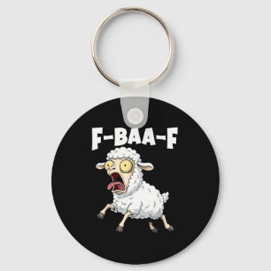 F-baa-f Meme – Funny Screaming Meme Graphic Key Ring