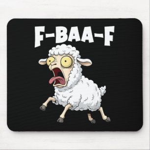 F-baa-f Meme – Funny Screaming Meme Graphic  Mouse Mat
