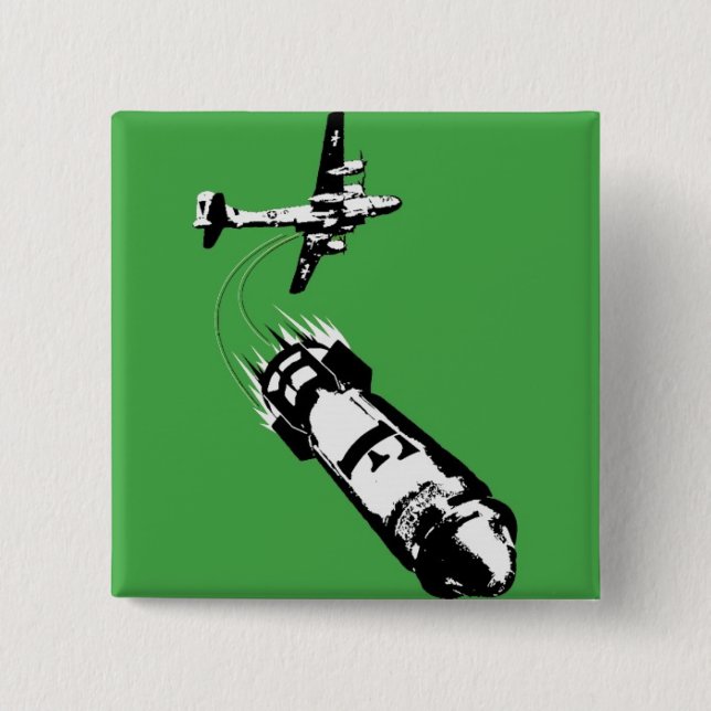 F-Bomb 15 Cm Square Badge (Front)