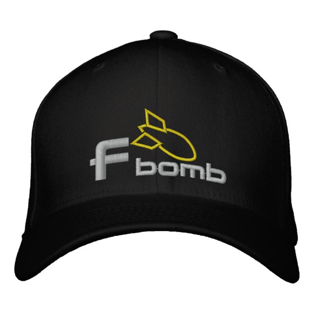 F Bomb Embroidered Hat (Front)