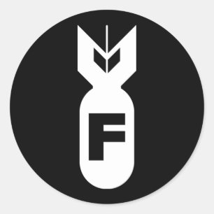 F Bomb Sticker