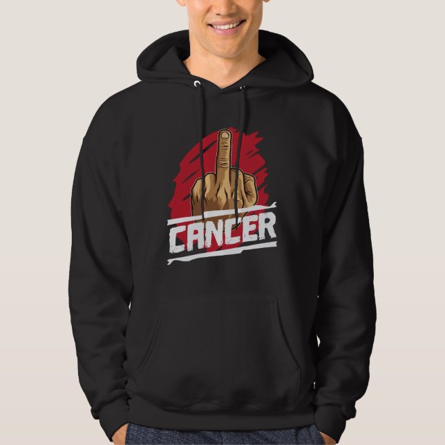 F Cancer Chemo Disease Hoodie (Front)