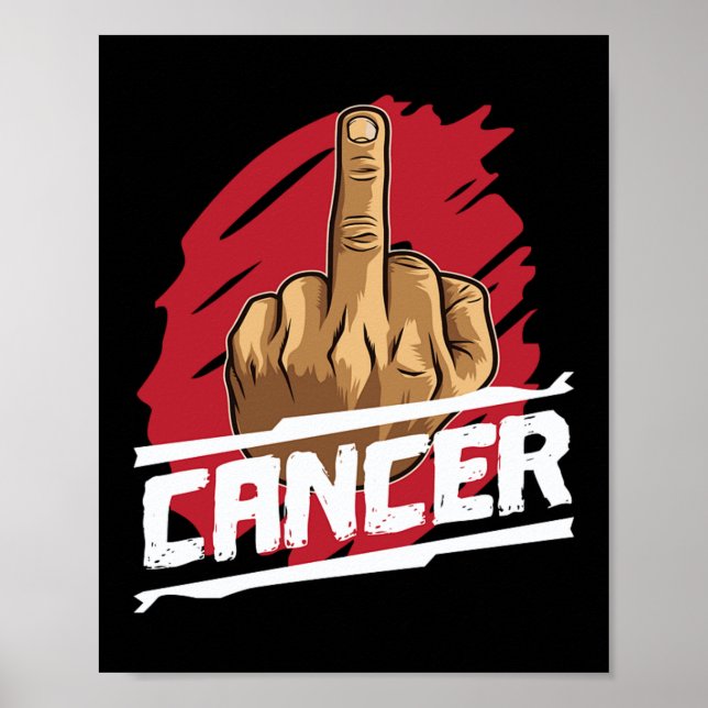 F Cancer Chemo Disease Poster (Front)