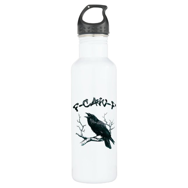 F-Caw-F Aesthetic Design 710 Ml Water Bottle (Front)