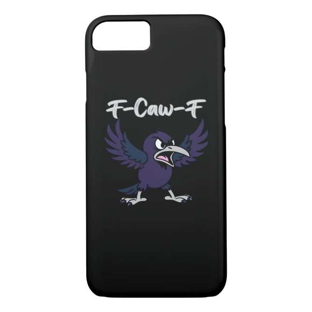 F-Caw-F Aesthetic Graphic Case-Mate iPhone Case (Back)