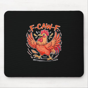 F-Caw-F Attitude Classic Retro Style Mouse Mat