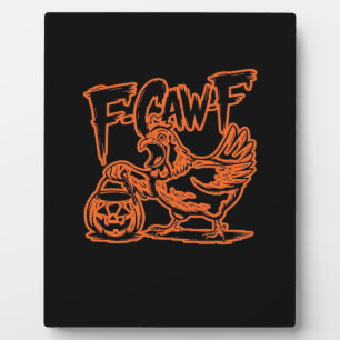 F-Caw-F Attitude Classic Vintage Style Plaque