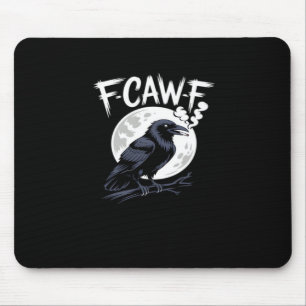 F-Caw-F Bird Classic Vintage Art Mouse Mat