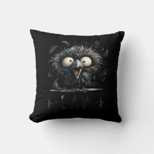 F-Caw-F Bird Funny Trendy Unique Cushion
