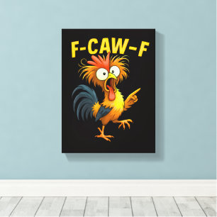 F Caw F Canvas Print