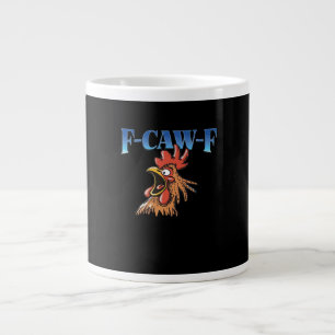 F-Caw-F Chicken Classic Cool Unique Large Coffee Mug