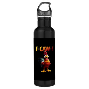 F-Caw-F Chicken Classic Creative Casual 710 Ml Water Bottle