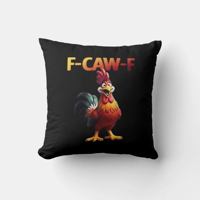 F-Caw-F Chicken Classic Creative Casual Cushion (Front)