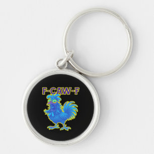 F-Caw-F Chicken Classic Creative Casual Key Ring