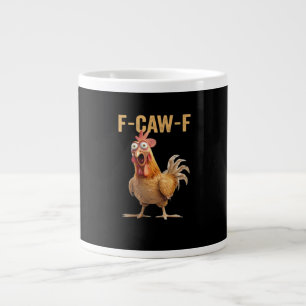F-Caw-F Chicken Classic Creative Casual Large Coffee Mug