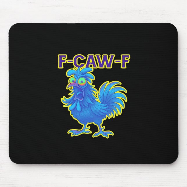 F-Caw-F Chicken Classic Creative Casual Mouse Mat (Front)