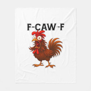 F-Caw-F Chicken Classic Fleece Blanket