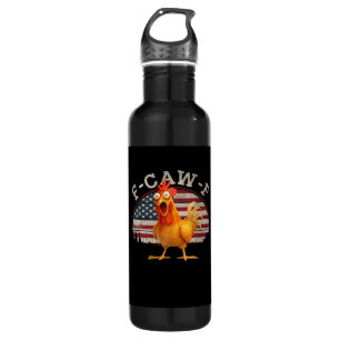 F-Caw-F Chicken Classic Minimal Clean 710 Ml Water Bottle