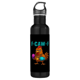 F-Caw-F Chicken Classic Minimal Clean 710 Ml Water Bottle