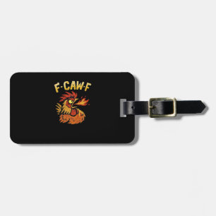 F-Caw-F-Chicken Classic Minimal Clean Luggage Tag