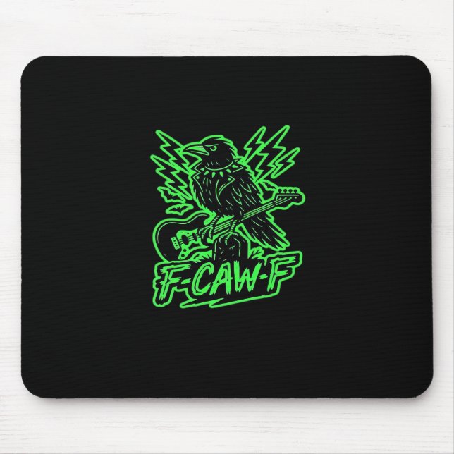 F-Caw-F Chicken Classic Minimal Clean Mouse Mat (Front)