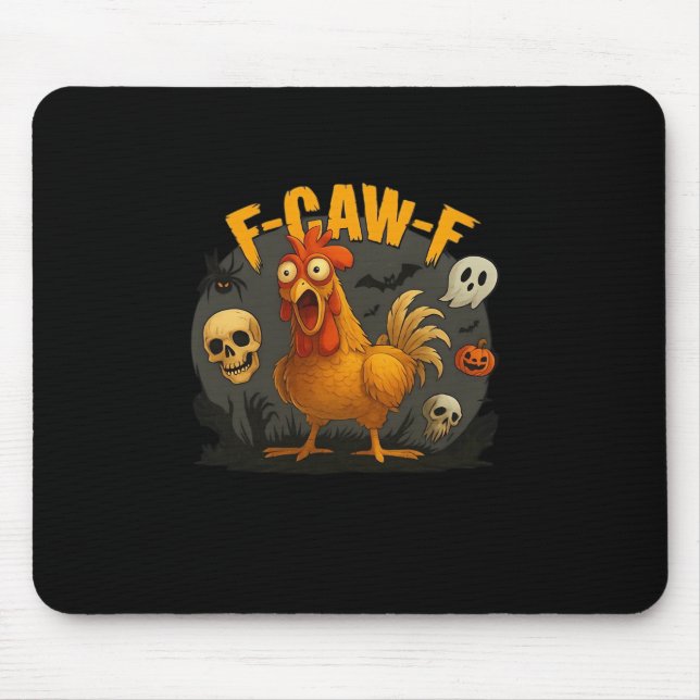 F-Caw-F Chicken Classic Minimal Clean Mouse Mat (Front)