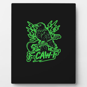 F-Caw-F Chicken Classic Minimal Clean Plaque