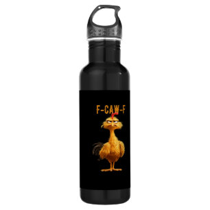 F-Caw-F Chicken Classic Retro Style 710 Ml Water Bottle