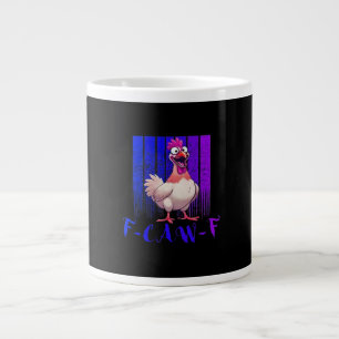 F-Caw-F Chicken Classic Simple Clean Large Coffee Mug