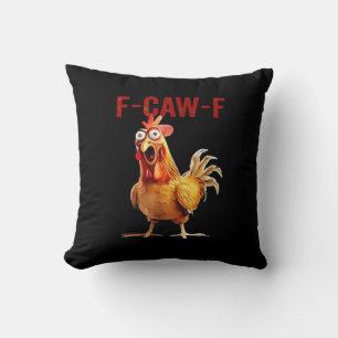 F-Caw-F Chicken Classic Vintage Art Cushion