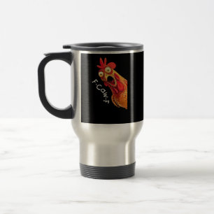 F-Caw-F-Chicken Classic Vintage Graphic Travel Mug