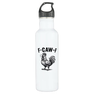 F-Caw-F Chicken Creative Casual 710 Ml Water Bottle