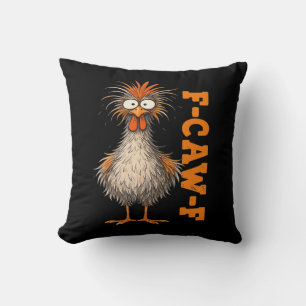 F-Caw-F-Chicken Eagerlys Colourful Funny Rooster M Cushion