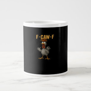 F-Caw-F Chicken Essential Aesthetic Casual Large Coffee Mug