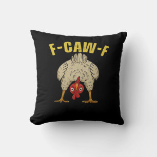 F-Caw-F-Chicken Essential Art Graphic Cushion
