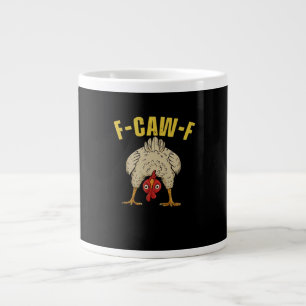 F-Caw-F-Chicken Essential Art Graphic Large Coffee Mug