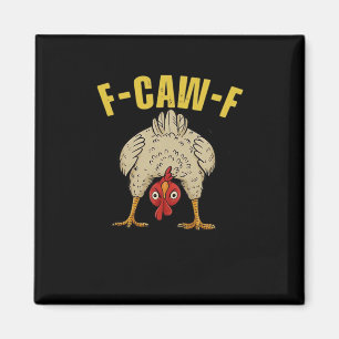 F-Caw-F-Chicken Essential Art Graphic Magnet