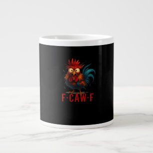 F-Caw-F Chicken Essential Basic Style Large Coffee Mug