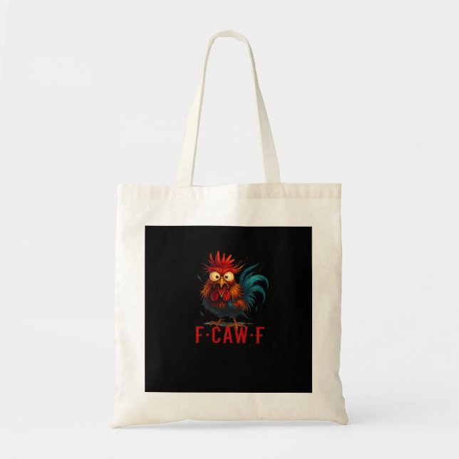 F-Caw-F Chicken Essential Basic Style Tote Bag (Front)