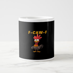 F-Caw-F-Chicken Essential Classic Aesthetic Unique Large Coffee Mug