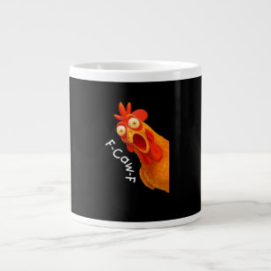 F-Caw-F Chicken Essential Classic Retro Large Coffee Mug
