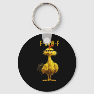 F-Caw-F Chicken Essential Cool Unique Key Ring