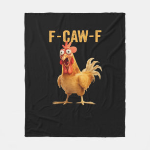 F-Caw-F-Chicken Essential Creative Casual Fleece Blanket