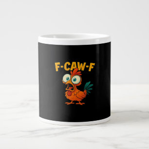 F-Caw-F Chicken Essential Creative Casual Large Coffee Mug