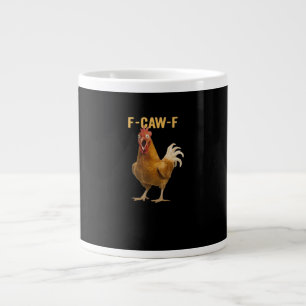 F-Caw-F Chicken Essential Creative Graphic Large Coffee Mug