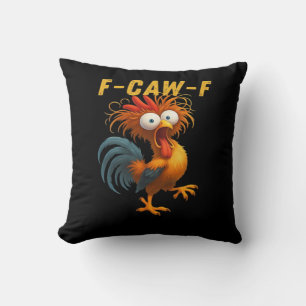 F-Caw-F Chicken Essential Funny Design Cushion