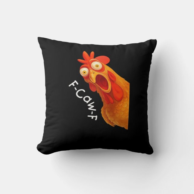 F-Caw-F Chicken Essential Minimal Clean Cushion (Front)
