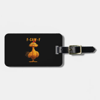 F-Caw-F-Chicken Essential Minimal Clean Luggage Tag